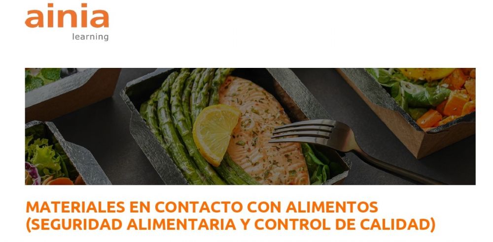  MATERIALES EN CONTACTO CON ALIMENTOS (SEGURIDAD ALIMENTARIA Y CONTROL DE CALIDAD)  -- 20 y 21 de octubre